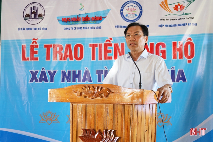 Tổ chức doanh nghiệp trao nhà tình nghĩa cho các gia đình có hoàn cảnh khó khăn